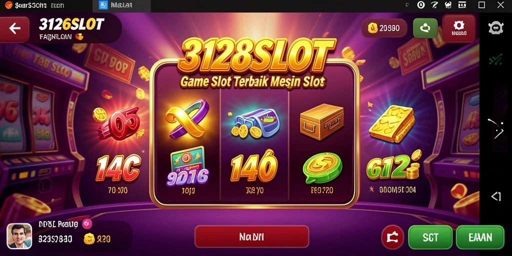 Tampilan menarik dari gameplay 3126SLOT yang penuh warna.