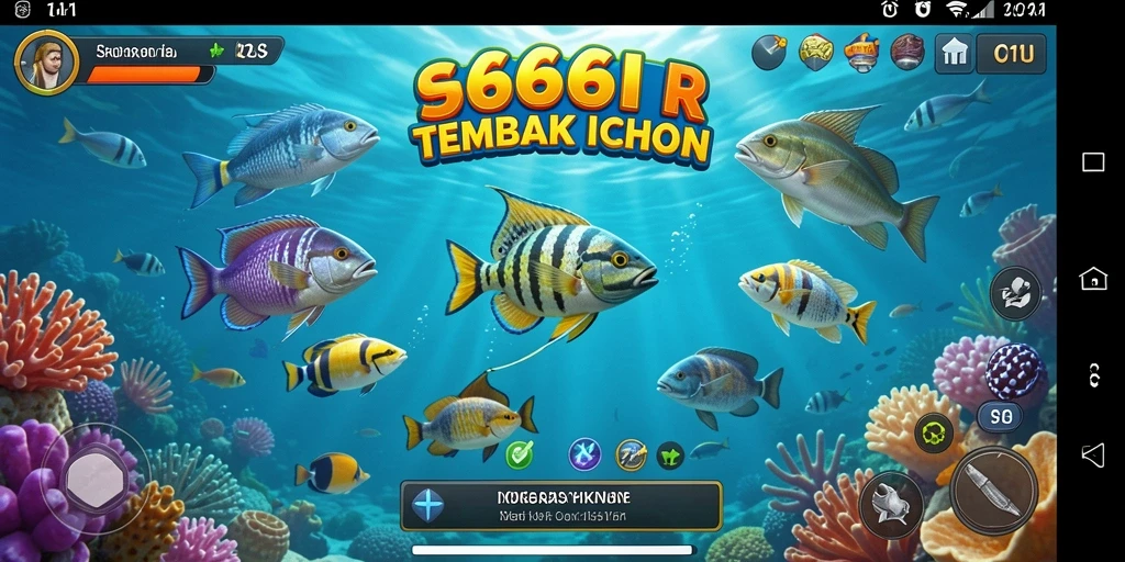 Screenshot gameplay 666I menampilkan aksi menembak ikan yang seru.