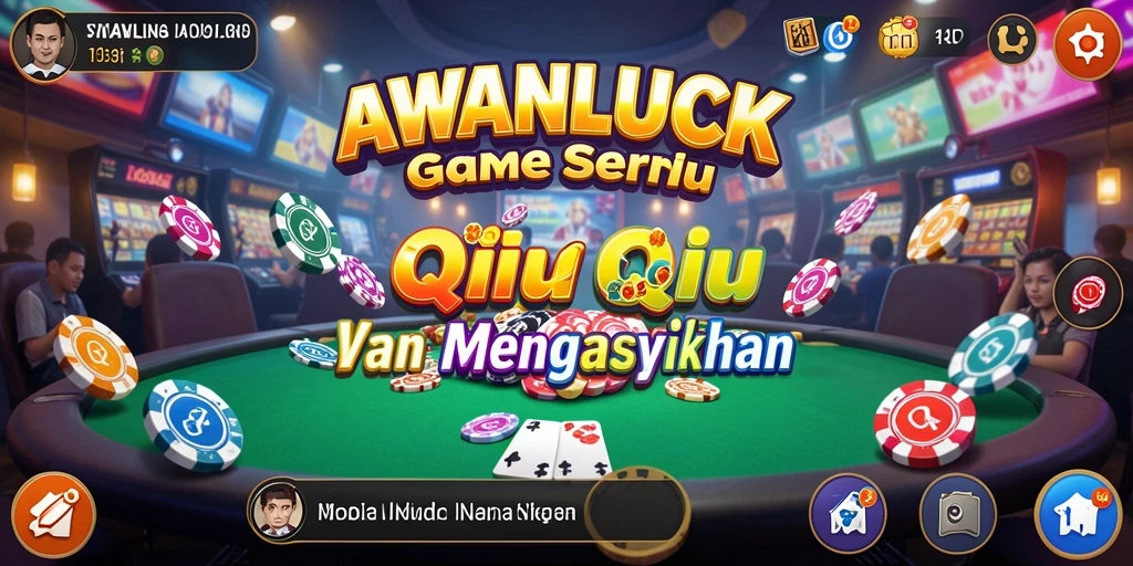 Tampilan gameplay QiuQiu yang mendebarkan dan interaktif.
