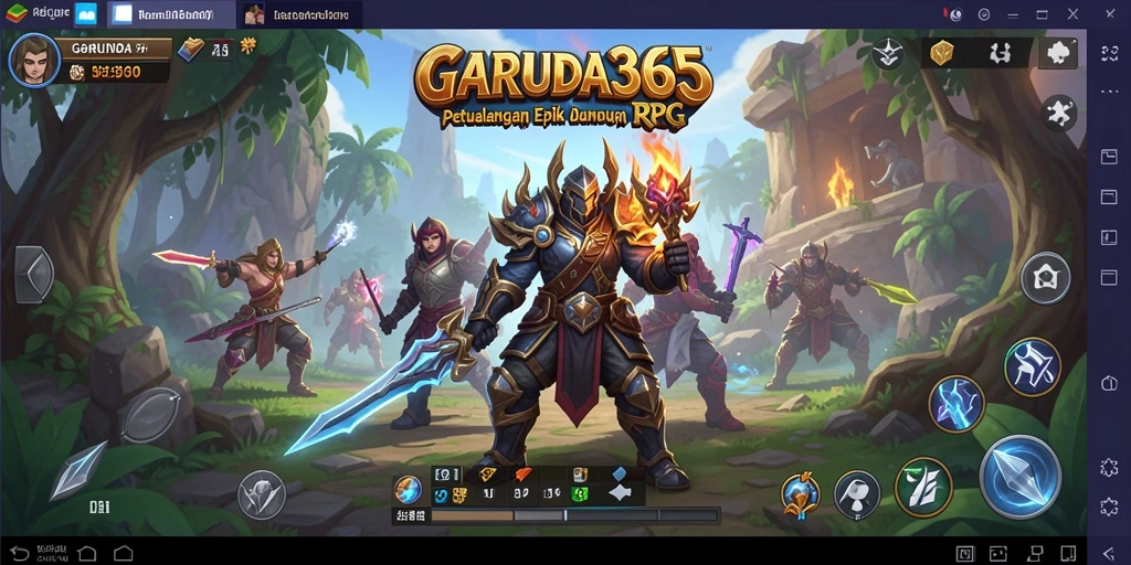 Tampilan gameplay <strong>GARUDA365</strong> dengan aksi seru dan grafis menakjubkan.