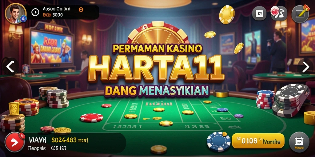 Tampilan penuh aksi dari gameplay HARTA11 yang mengasyikkan.