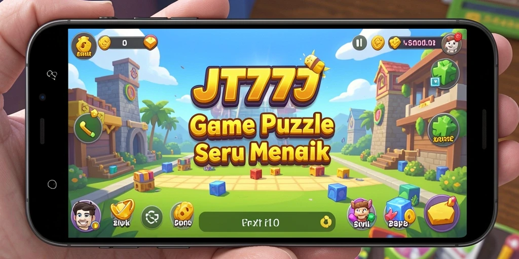 Tampilan gameplay JT777 dengan berbagai puzzle yang menantang.