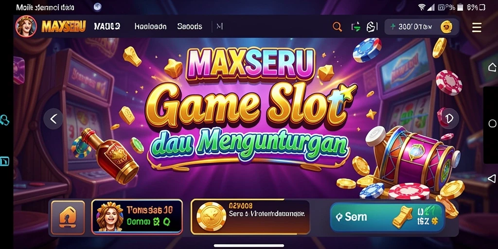 Gambaran gameplay menegangkan di <strong>MAXSERU</strong> dengan berbagai tema slot.