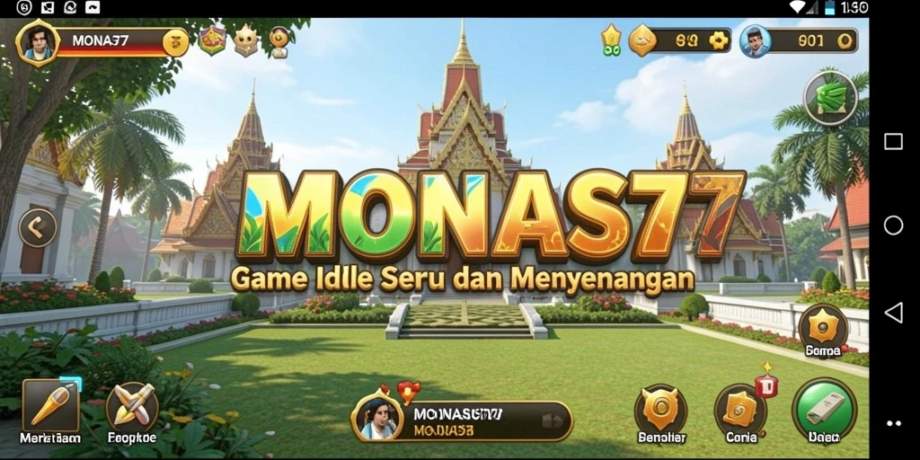 Tampilan gameplay menarik dari MONAS77 yang penuh tantangan.