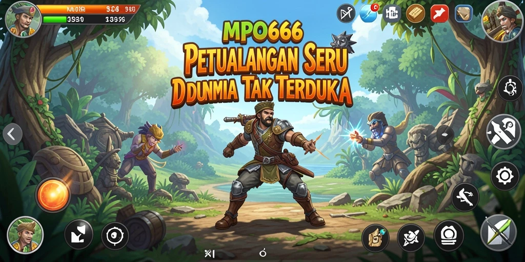Tangkapan layar MPO666 menampilkan aksi seru dalam petualangan menjelajahi dunia.