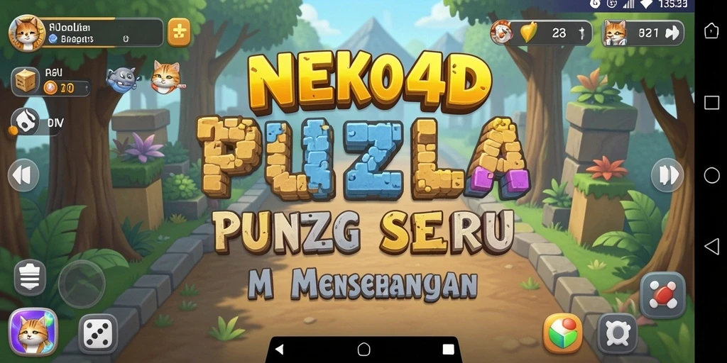 Tampilan gameplay NEKO4D yang menarik dan penuh warna.