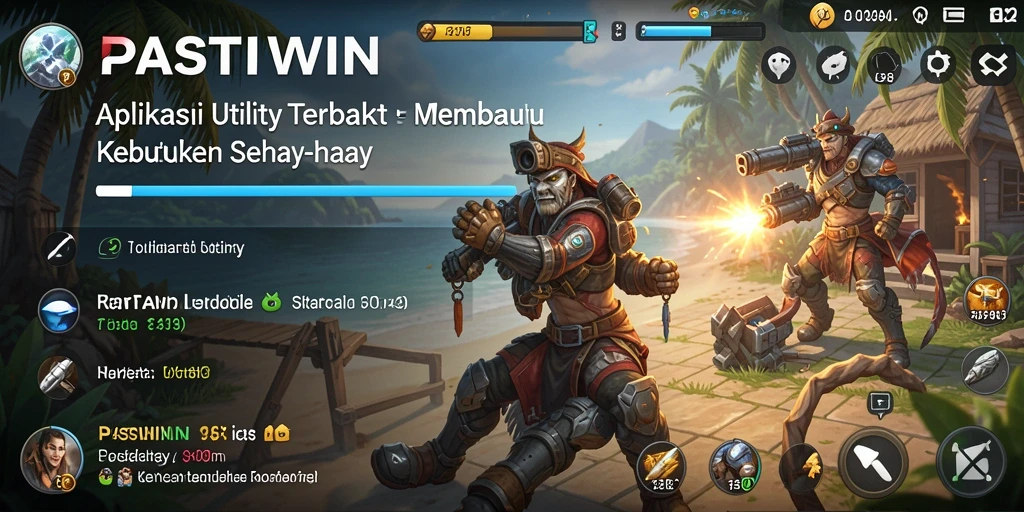 Screenshot utama PASTIWIN menunjukkan fitur pengingat tugas yang efektif.