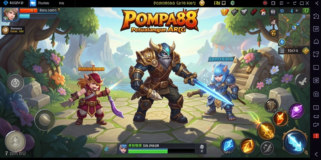 Gameplay POMPA88 yang penuh aksi dan seru dengan petualangan yang mendebarkan.