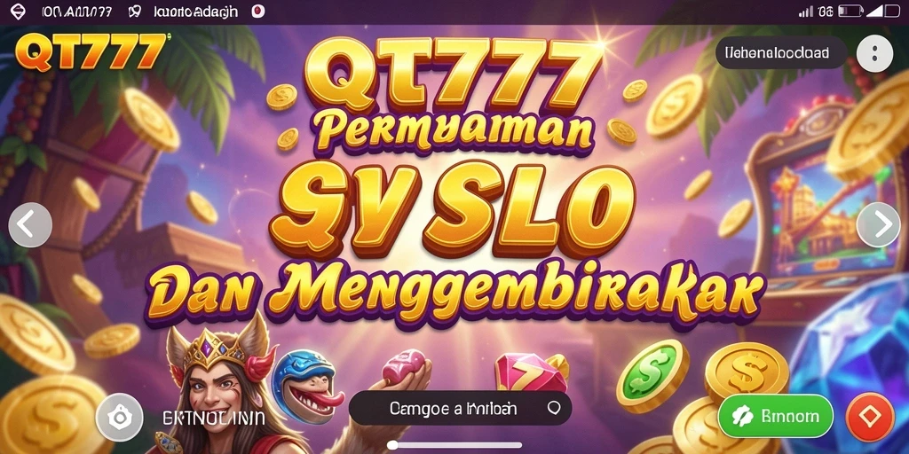 Screenshot gameplay QT777 yang menggambarkan keseruan permainan Slot.