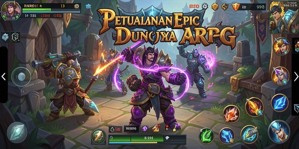Tampilan gameplay mendebarkan dalam dunia ARPG R6R6.