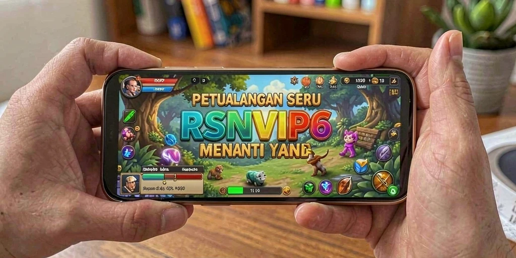 Tampilan gameplay seru dalam RSNVIP6 dengan karakter dan latar menarik.