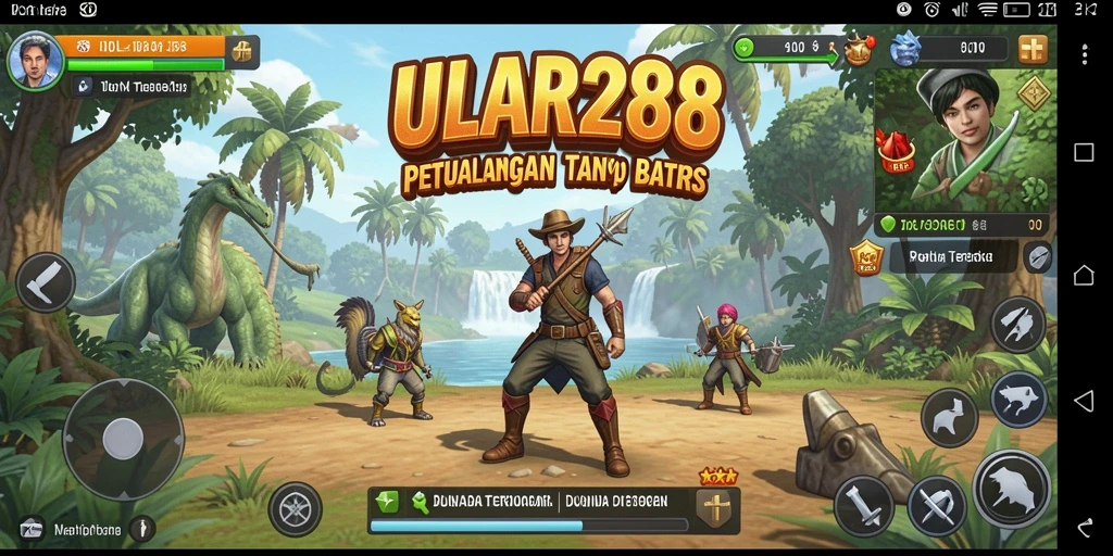 Tampilan gameplay ULAR288 yang memukau di dunia terbuka.